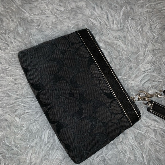 Black Coach Wristlet - Picture 4 of 7